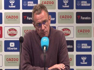 Rangnick on Utd's 1-0 defeat at Everton
