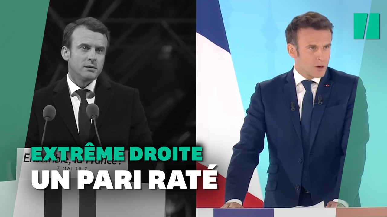 En 2017, Macron promettait d'éradiquer l'extrême droite, c'est raté
