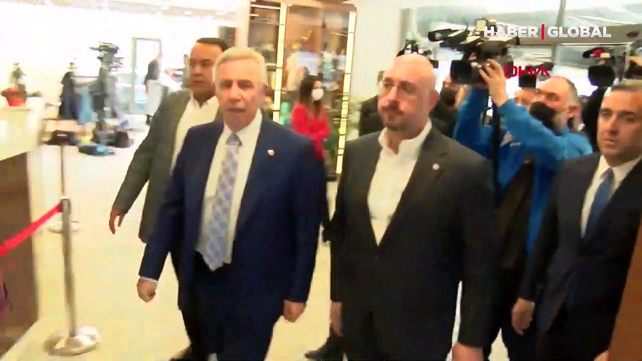 Mansur Yavaş, İYİ Parti Genel Merkezi'nde Meral Akşener ile görüşüyor