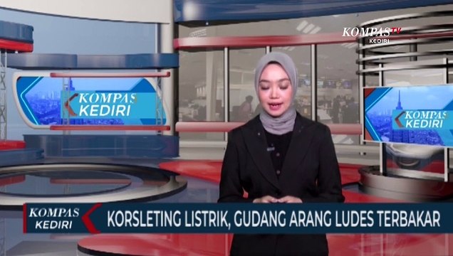 Akibat Korsleting Listrik, Gudang Penyimpanan Arang Ludes Terbakar