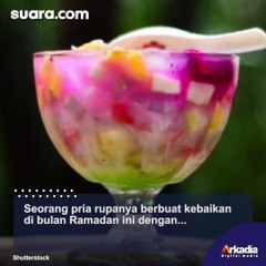 Borong Takjil di Pinggir Jalan, Pria Ini Langsung Berbagi untuk Semua Orang yang Lewat