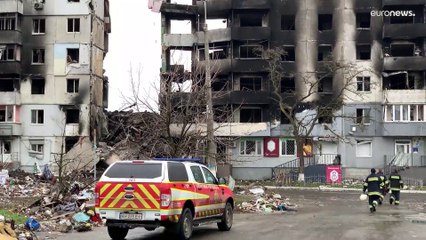 In Borodianka, fears remain about what will be found under the rubble