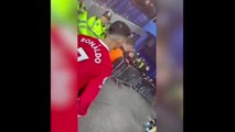 Cristiano Ronaldo appears to smash fan's phone