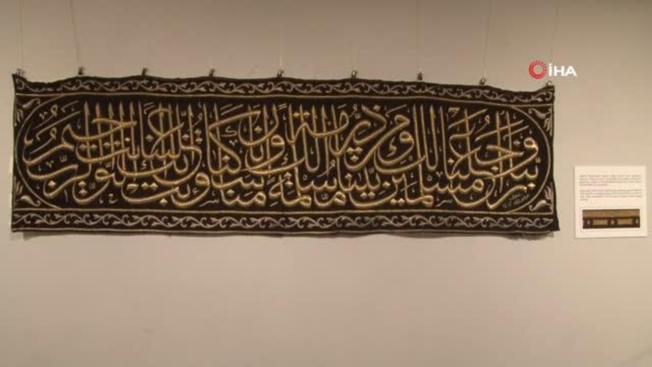 Esenler'de "Kabe Örtüleri ve Kabe Yolunda Hatıralar Sergisi" açıldı