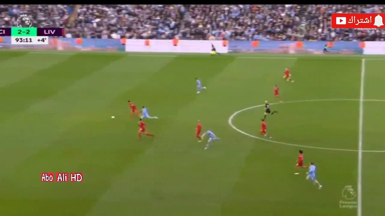 فرصه رياض محرز القاتلة امام ليفربول اليوم  فرصة الضائعة +90 جنون حفيظ دراجى