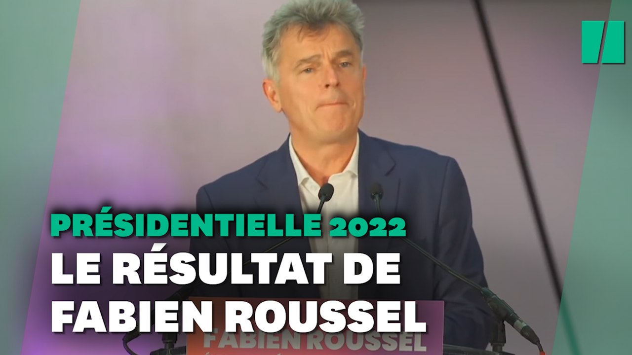 Le résultat de Fabien Roussel à la présidentielle: 8e avec 2,31%