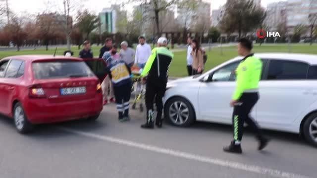 Polisten kazayı görüntüleyen gazeteciye önce müdahale, sonra tehdit