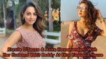 Krystle D'Souza & Anita Hassanandani With Her Husband Rohit Reddy At Ekta Kapoor’s House