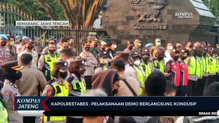 Kapolrestabes : Pelaksanaan Demo Berlangsung Kondusif
