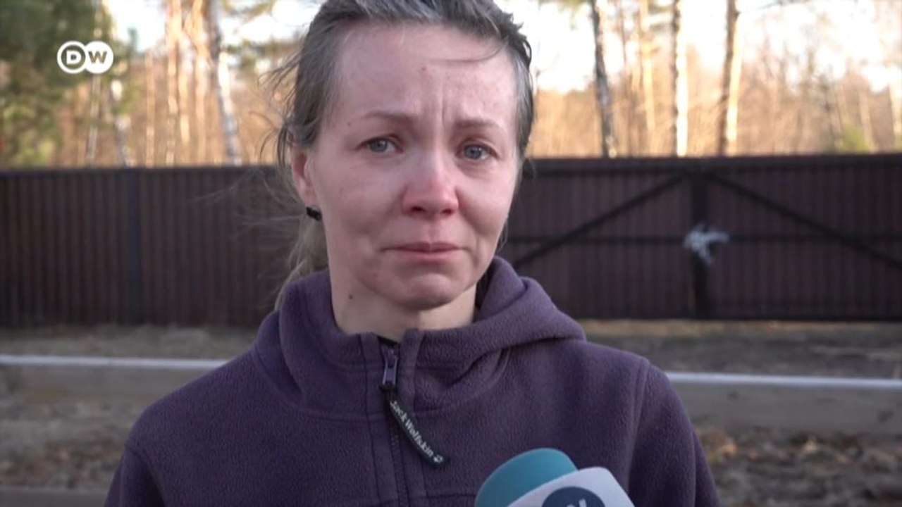 Geflüchtete aus Mariupol: 'Man muss es sehen, um zu verstehen'