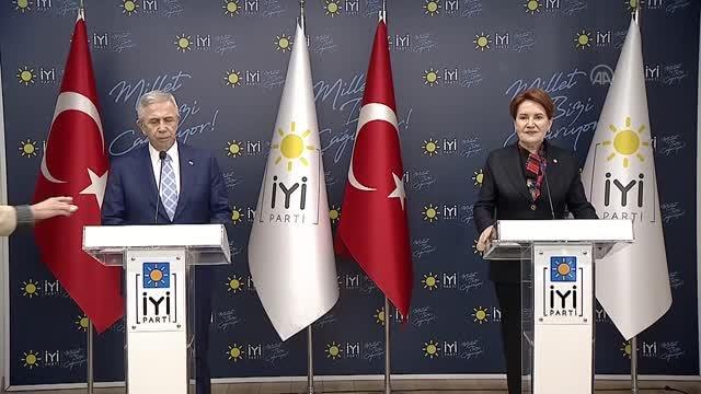 Akşener, Mansur Yavaş'ı kabul etti (2)