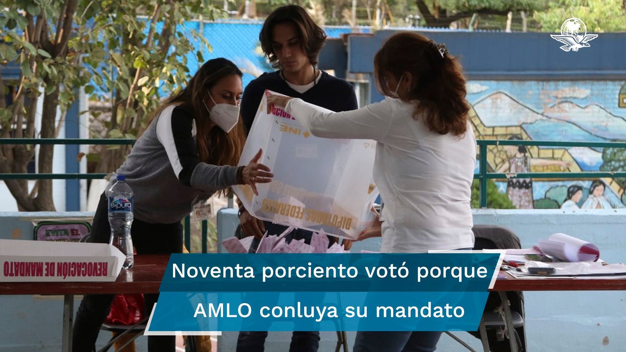 Gana AMLO con 18% de participación