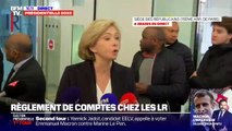 Prise de parole de Valérie Pécresse, candidate LR aux présidentielles, après sa défaite au premier tour du scrutin. Elle n'a pas réussi à dépasser la barre des 5% et sa campagne ne sera donc pas remboursée par l'Etat.