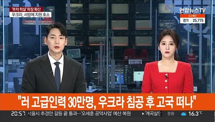 "러 고급인력 30만명, 우크라 침공 후 고국 떠나"