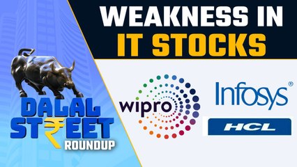 Download Video: Today's Stock Market: Nifty drops 109 pts dragged down by weakness in IT stocks | Oneindia News