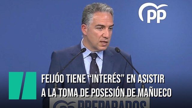 Feijóo tiene interés en asistir a la toma de posesión de Mañueco el día 19 si la agenda lo permite
