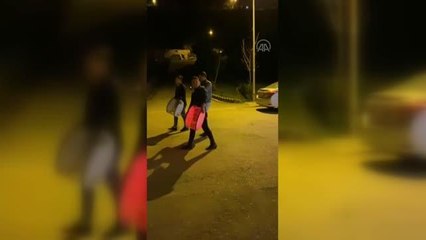 Davulculardan mehter marşlı sahur mesaisi