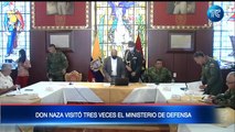 'Don Naza’ visitó tres veces el Ministerio de Defensa