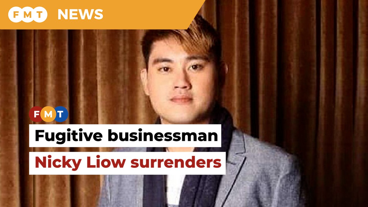 Wanted by cops for his alleged involvement in organised crime, fugitive Nicky Liow turns himself in