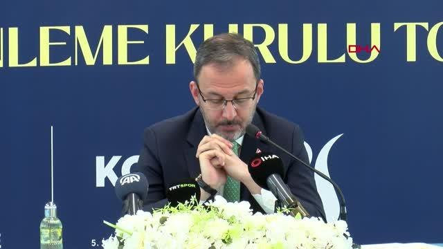 SPOR Bakan Kasapoğlu Ülkemizin ilk olimpik veledromunu mayıs ayında tamamlayacağız