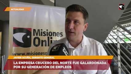 La empresa Crucero del Norte fue galardonada por su generación de empleos