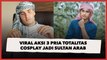 Hadiri Acara Buka Bersama, Viral Aksi 3 Pria Totalitas Cosplay Jadi Sultan Arab