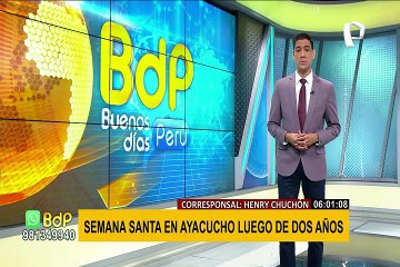 Después de dos años, Ayacucho vuelve a celebrar Semana Santa de manera presencial