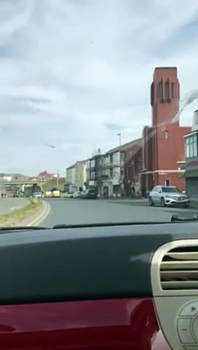 Car crashes down embankment in Seasiders Way, B...