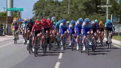 Le favori à terre : Quintana a perdu 1'44" sur chute