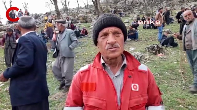 Adıyaman'da Kömür halkı, mera alanlarına yapılmak istenen maden ocağını protesto ediyor