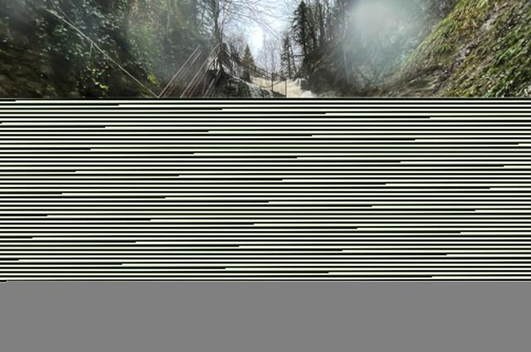 Eriyen karla debisi yükselen Samandere Şelalesi ziyaretçilerini ağırlıyor