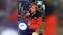 Ed Sheeran stuns pub-goers as he pulls pints and has sing-a-long with customers