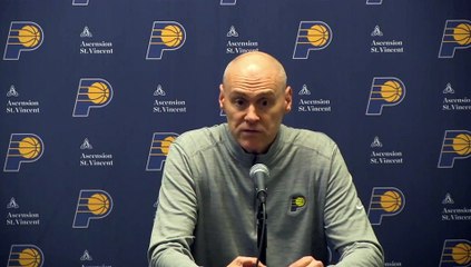 Indiana Pacers Coach Rick Carlisle After Loss in Brooklyn to End Season