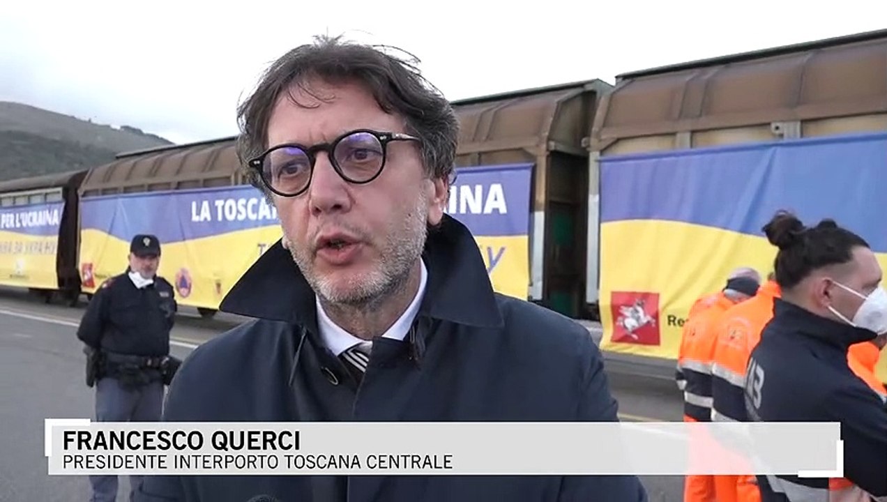 Guerra in Ucraina, partito dalla Toscana treno umanitario di 14 vagoni
