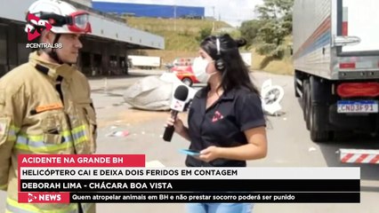 Central 98 | "Perda de potência", diz Bombeiros sobre queda de helicóptero