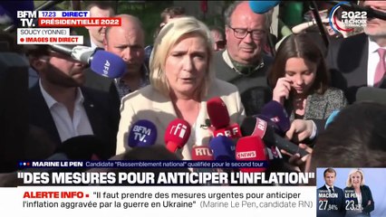 "Sa politique a fait énormément de mal": Le Pen réagit au déplacement de Macron dans le Nord