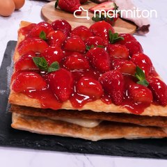 Mille-feuilles aux fraises