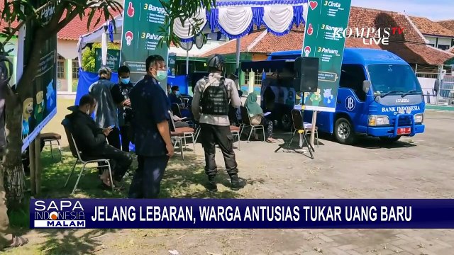 Pelayanan Penukaran Uang Baru Bank Indonesia Diserbu Warga Cirebon Jelang Lebaran