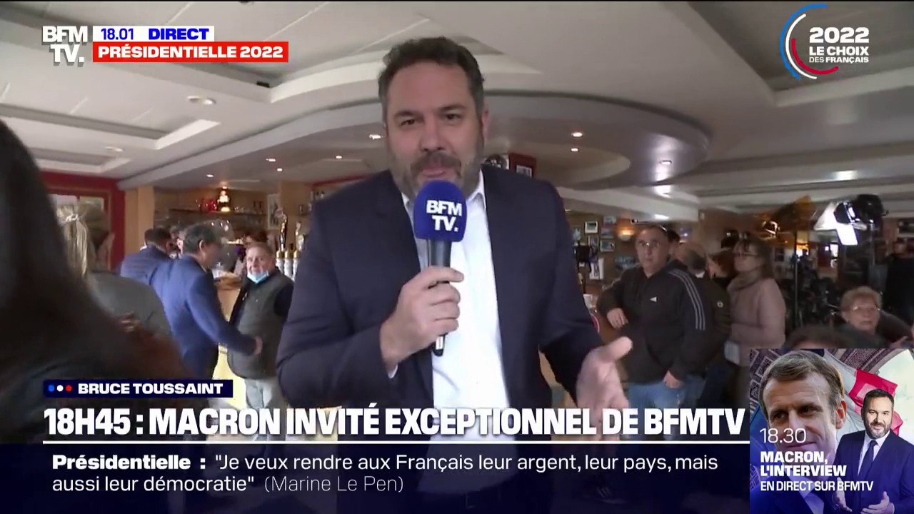 Emmanuel Macron sera l'invité de Bruce Toussain...