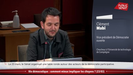 Vie démocratique : comment mieux impliquer les citoyens ? - En Séance au Sénat (11/04/2022)