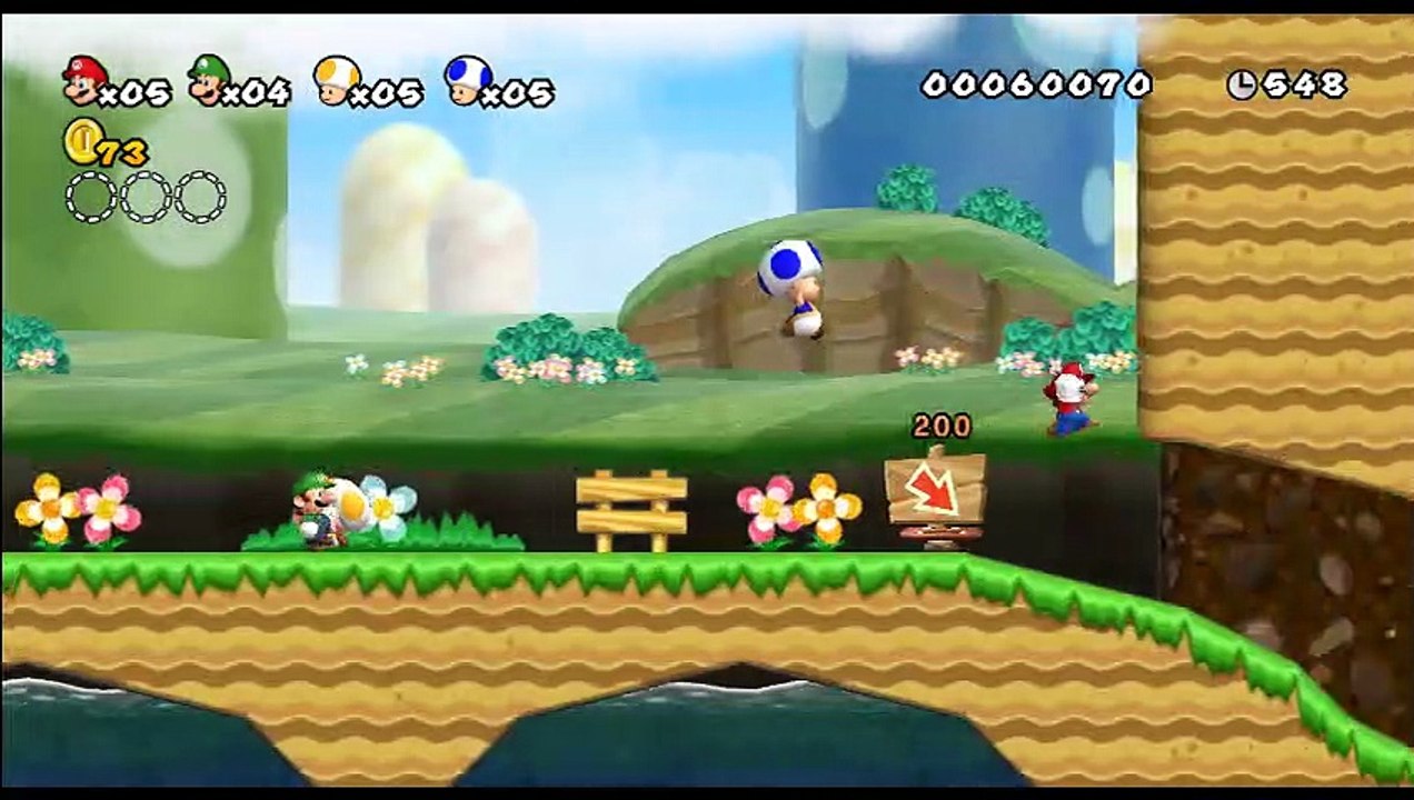 Another Super Mario Bros. Wii online multiplayer - wii