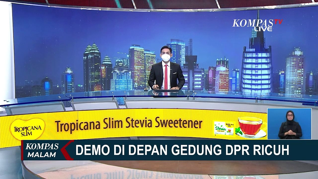 Kericuhan Menutup Aksi Demo Mahasiswa 11 April di Depan Gedung DPR