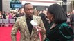 Anthony Mackie on the 2022 Grammys Red Carpet