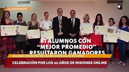 Celebración por los 22 Años de Misiones Online