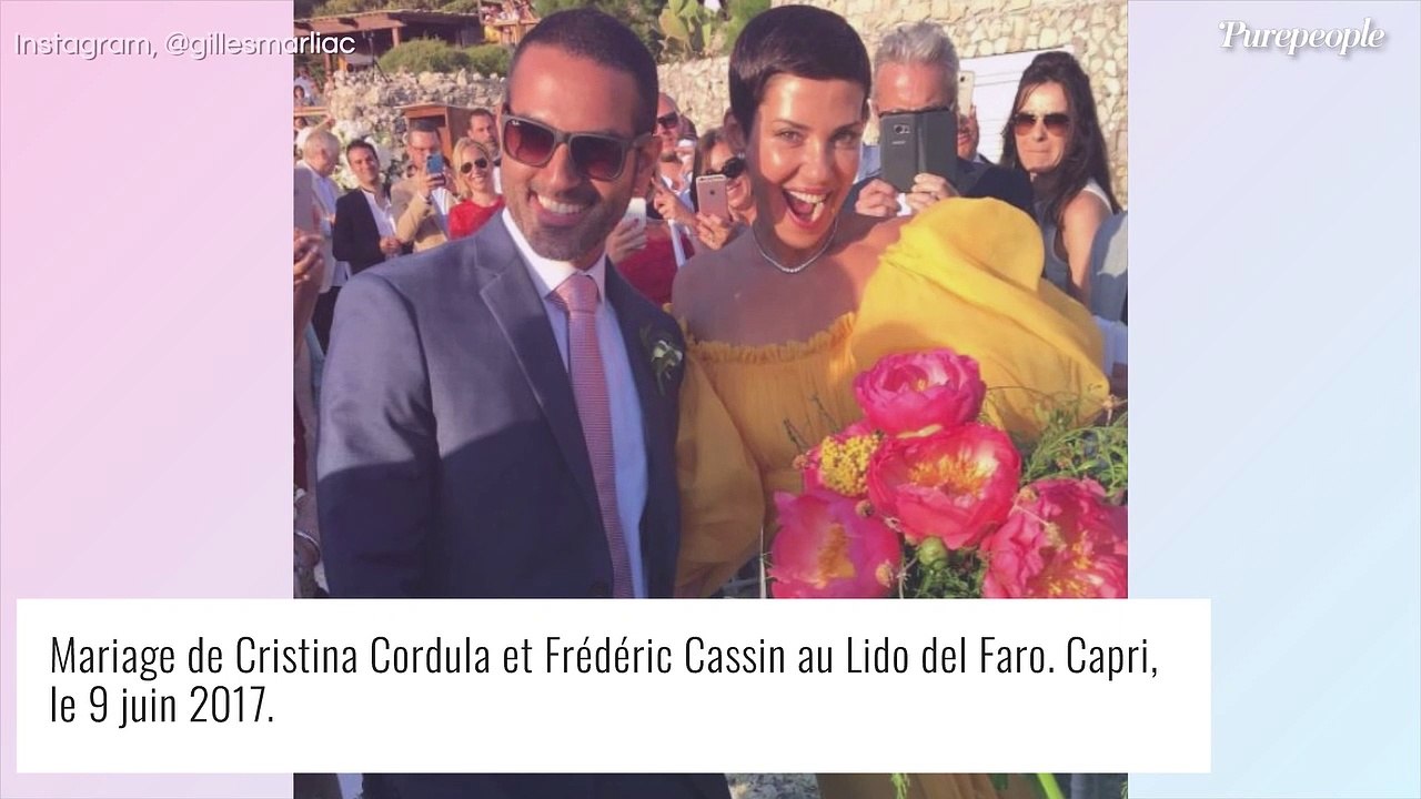 Cristina Cordula et Frédéric Cassin : Trois mariages et une robe jaune, photos de leurs folles unions