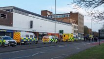 The ring road in Canterbury has been sealed off and there are armed police on the scene