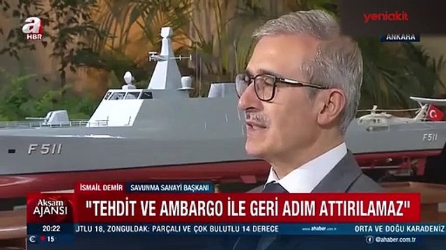 İsmail Demir: Ambargo ile geri adım atmayız