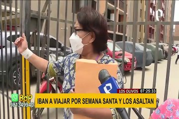 Los Olivos: asaltan a pareja de esposos cuando guardaba su equipaje en el auto