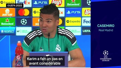 Quarts - Casemiro : “Un honneur de jouer avec Benzema”