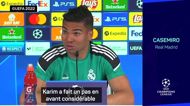 Quarts - Casemiro : “Un honneur de jouer avec Benzema”